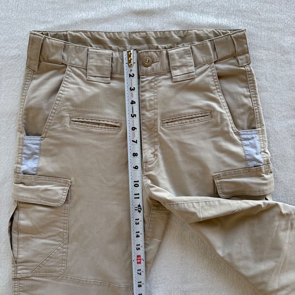 Propper Kinetic Tactical Cargo Pants Men 32x30 Khaki Ripstop Utility Work - Picture 8 of 16